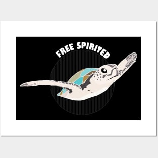 Free Spirited: Sea Turtle Edition Posters and Art